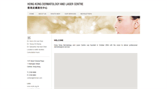 Desktop Screenshot of hkdermlaser.com