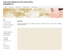 Tablet Screenshot of hkdermlaser.com
